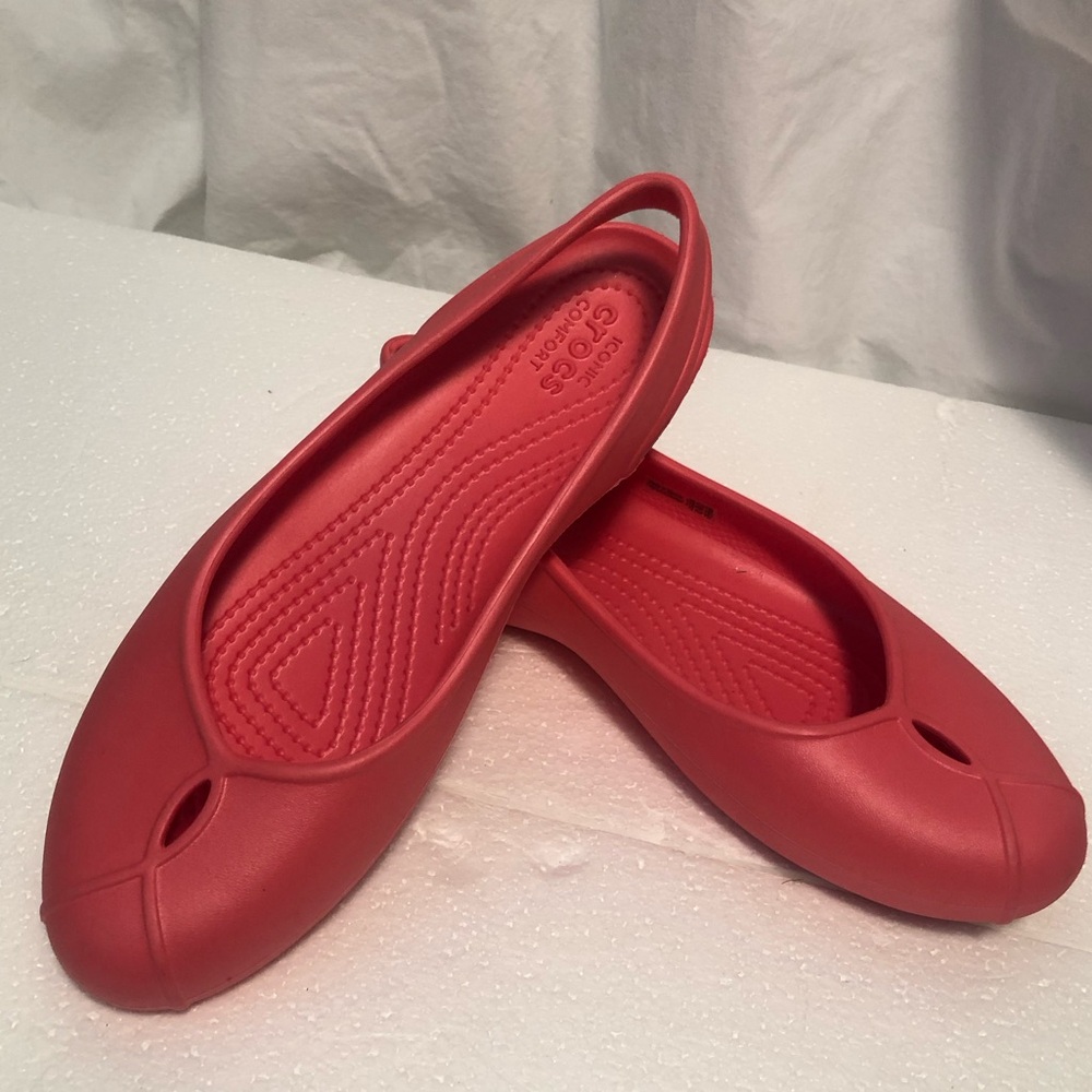 Crocs Coral sling backs size 7